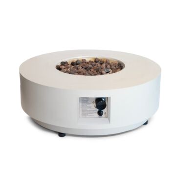 Happy Cocooning Feuertisch Estate Round 76 beige