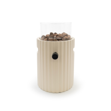 Happy Cocooning Tischfeuer Lumi Rib beige