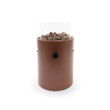 Happy Cocooning tafelbrander Lumi Steel coral red product
