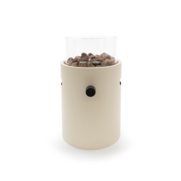 Happy Cocooning Tischfeuer Lumi Steel beige