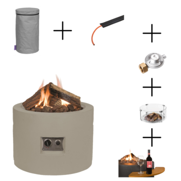 Happy Cocooning Paket Cocoon Table Round Taupe Kombiangebot Happy Cocooning Paket Cocoon Table Round Taupe Kombiangebot