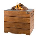 Happy Cocooning Feuertisch quadratisch schwarz
