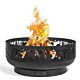 CookKing Feuerschale Forest Produktbild mit Feuer
