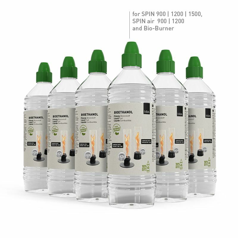 Höfats Bio-Ethanol Flüssigbrennstoff 1 Liter (6er-Pack)