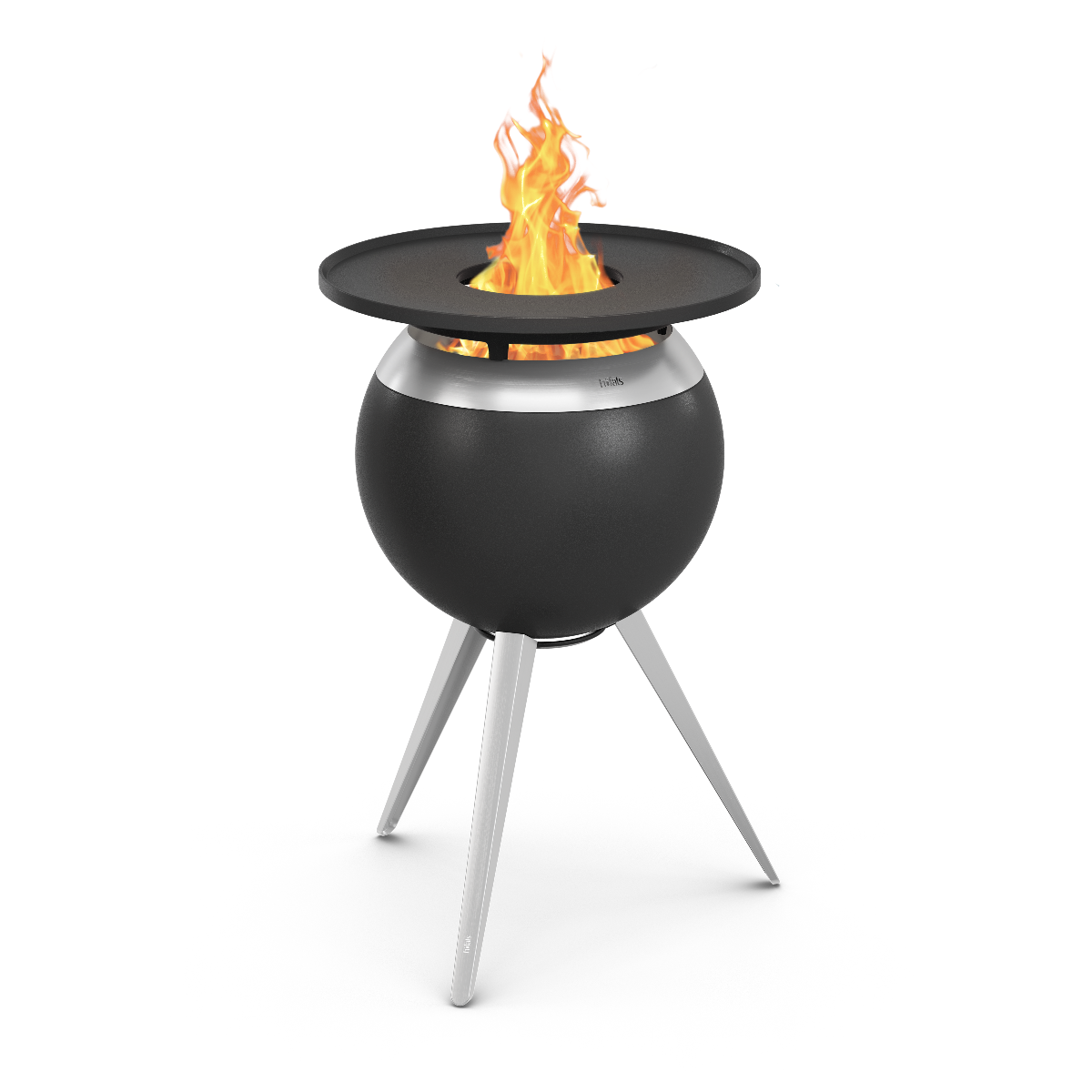 Höfats MOON 45 rauchfreier Feuerkorb mit Plancha