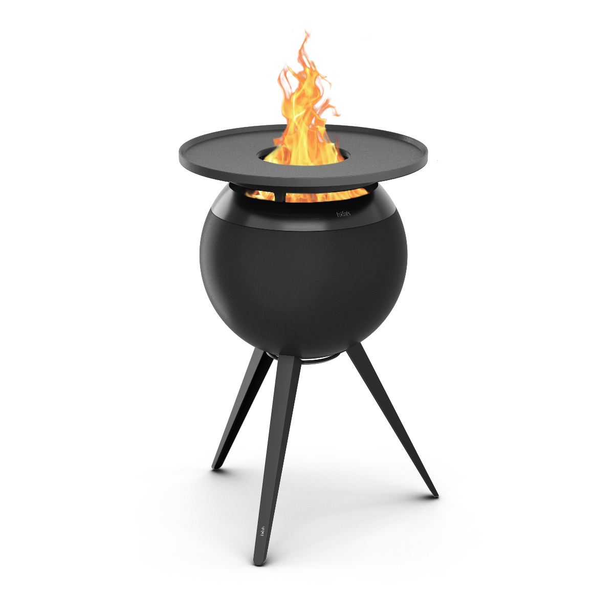 Höfats MOON 45 rauchfreier Feuerkorb mit Plancha