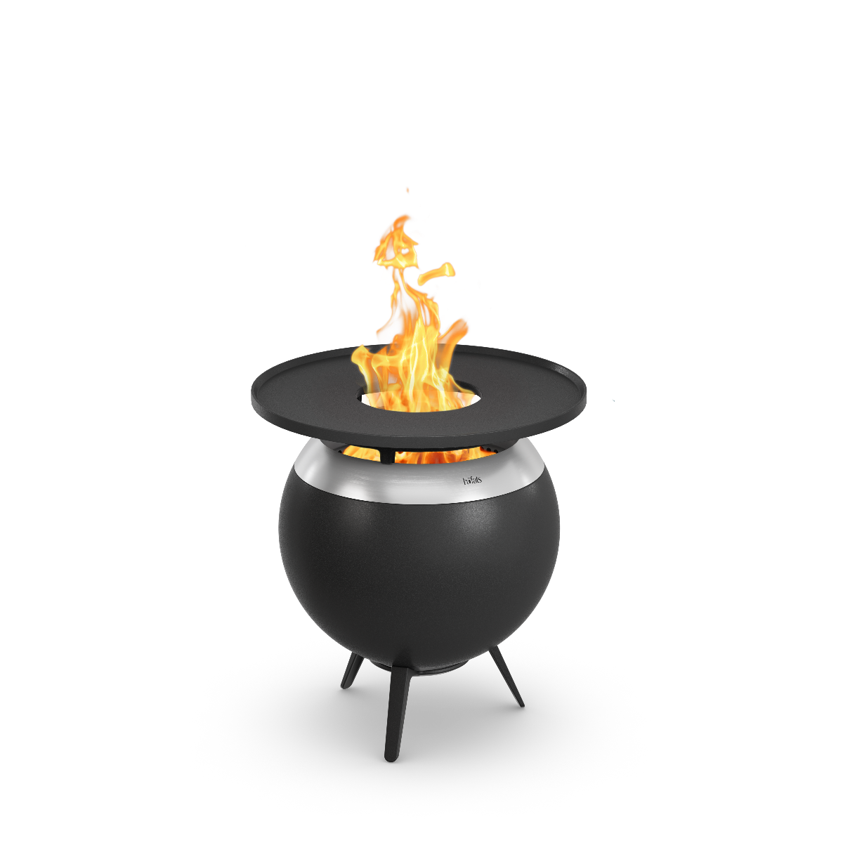 Höfats MOON 45 rauchfreier Feuerkorb mit Plancha
