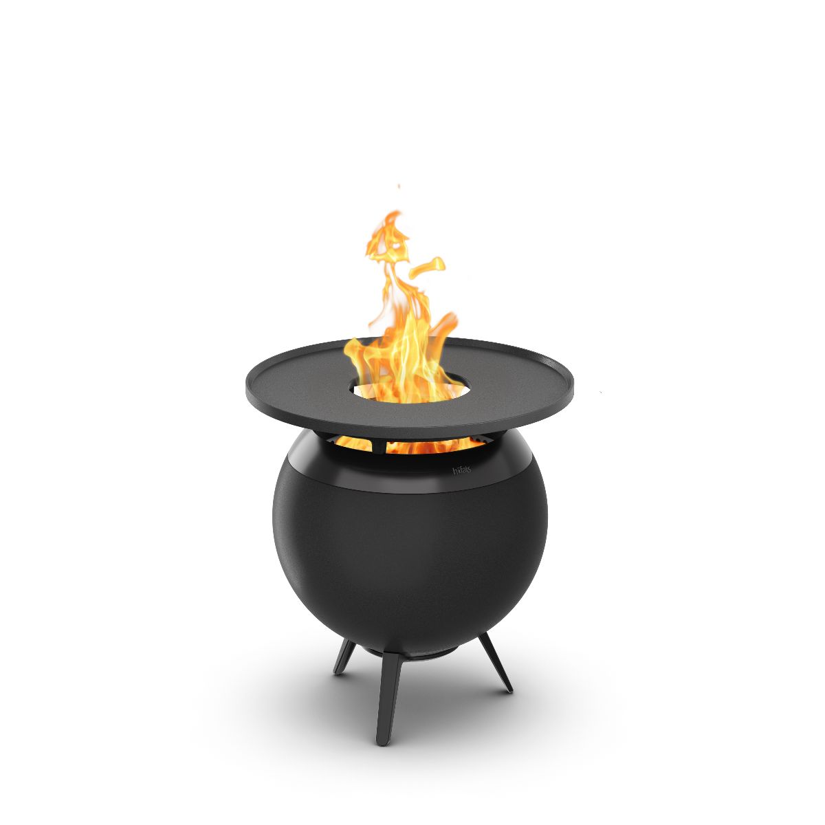 Höfats MOON 45 rauchfreier Feuerkorb mit Plancha