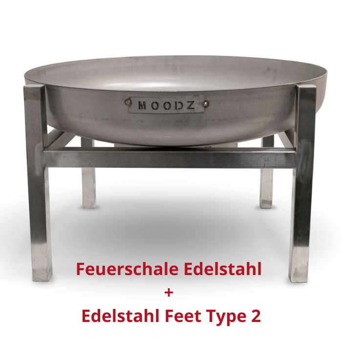 MOODZ Feuerschalen Edelstahl