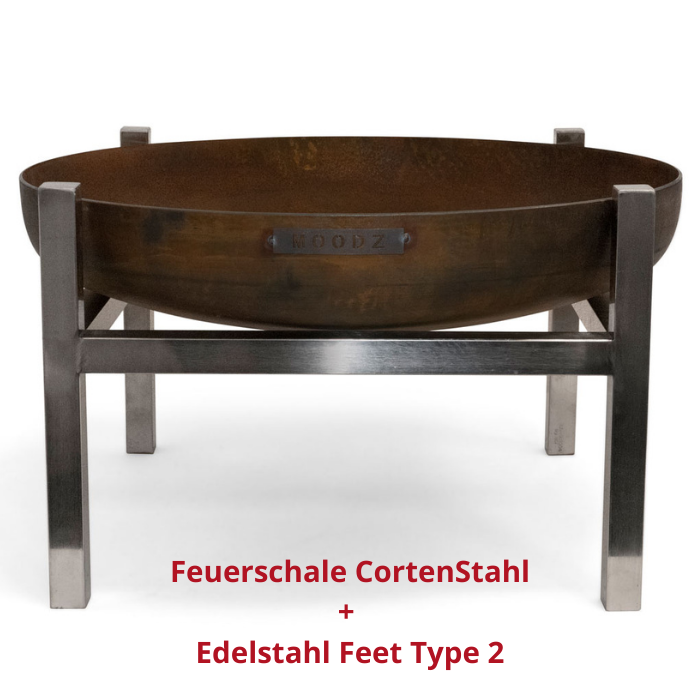 MOODZ EdelStahl Feet Type 2 Ø80