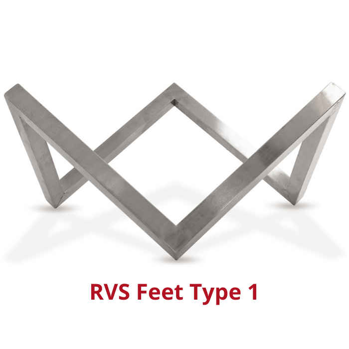 MOODZ EdelStahl Feet Type 1 Ø60