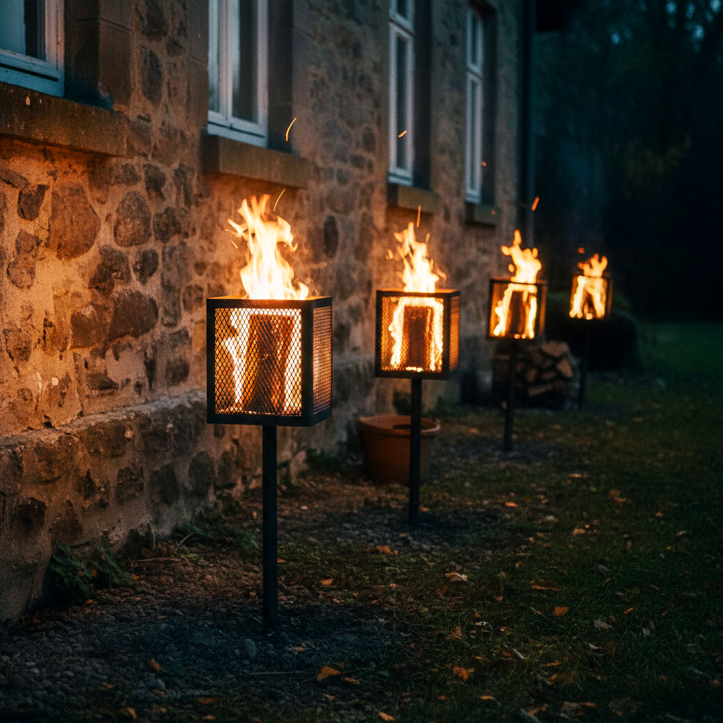 STOOQ Schwedischer Fackelhalter Highlander Square