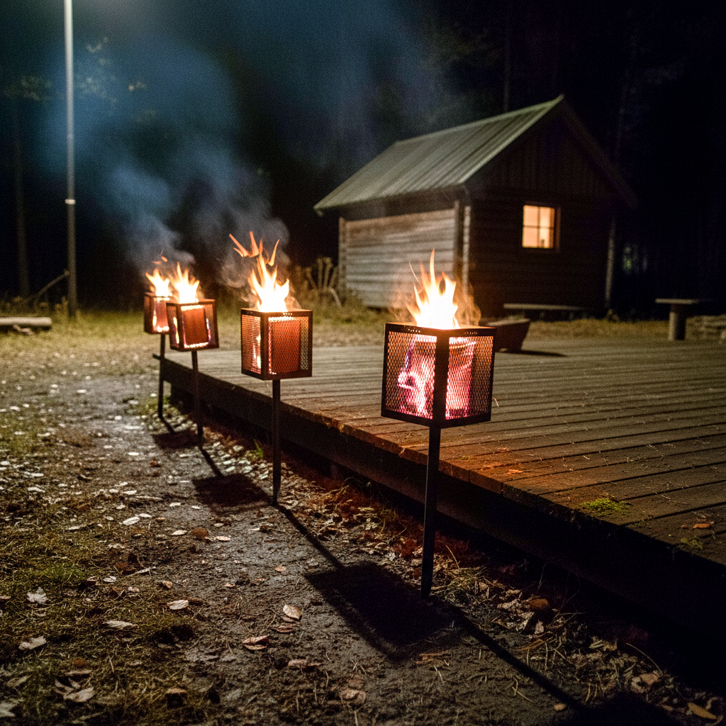 STOOQ Schwedischer Fackelhalter Highlander Square