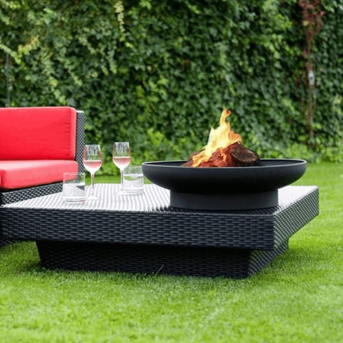 2L Home & Garden Feuerschale Classic Ø 60 Schwarz