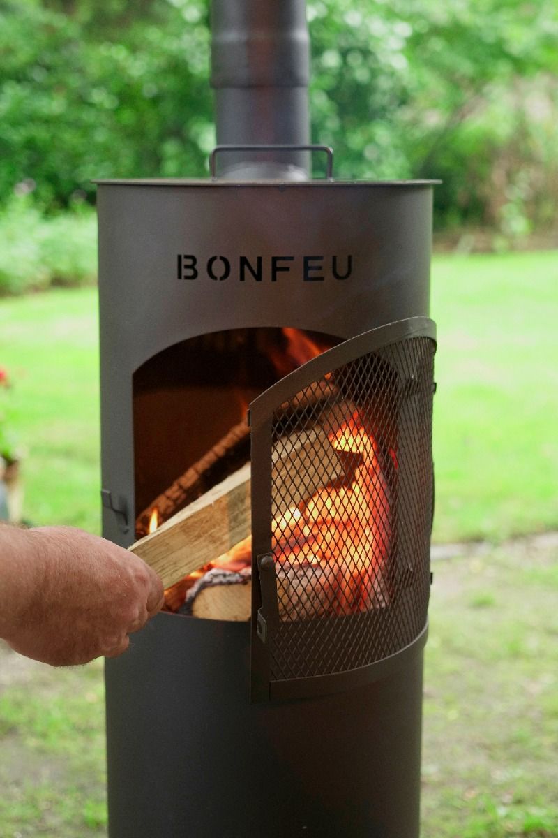 BonFeu Bongiano LP Schwarz Terrassenofen