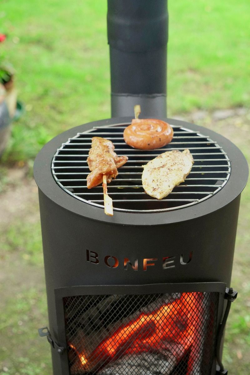 BonFeu Bongiano LP Schwarz Terrassenofen