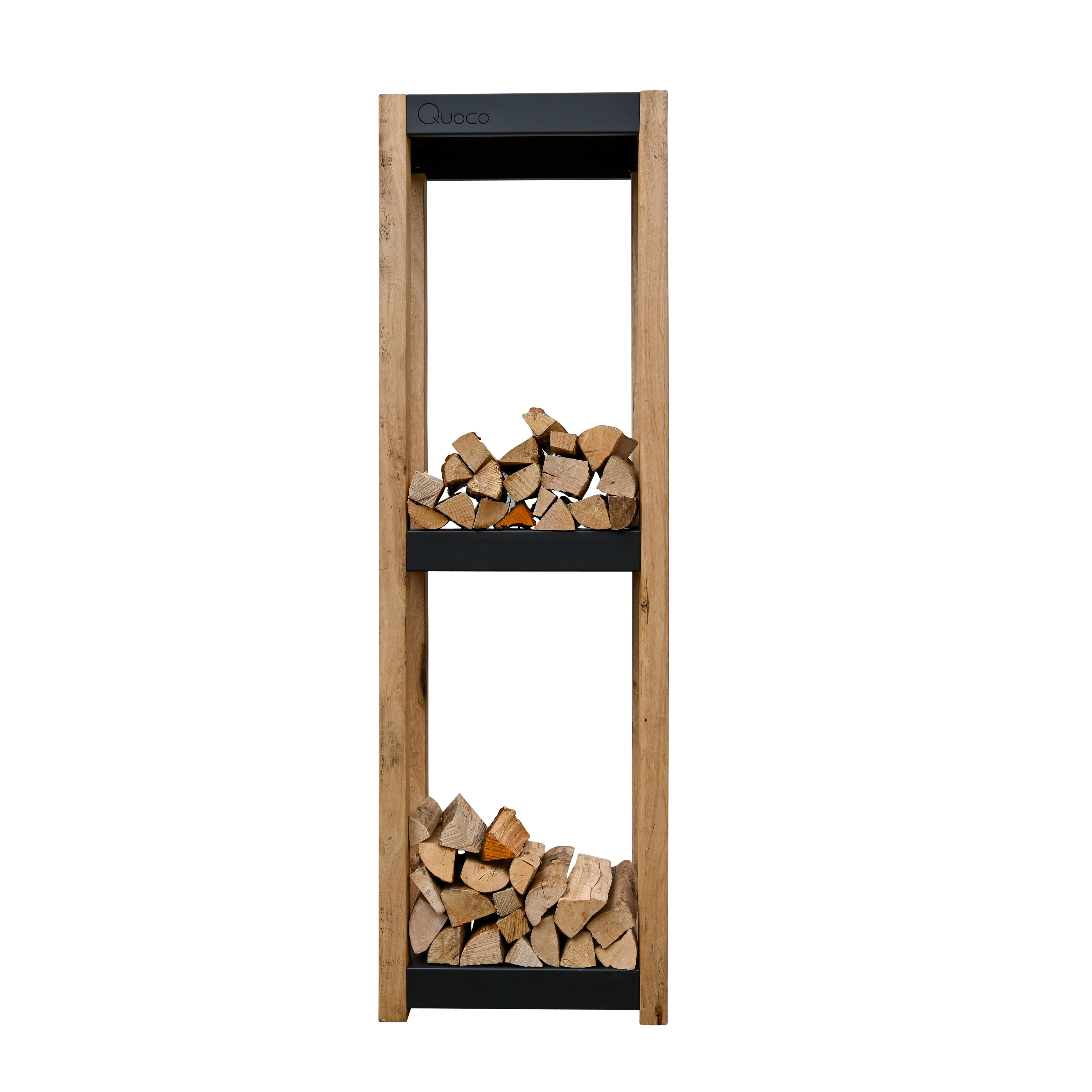 Quoco Holzlagerung Cremagliera Dunkelgrau (3 Größen)