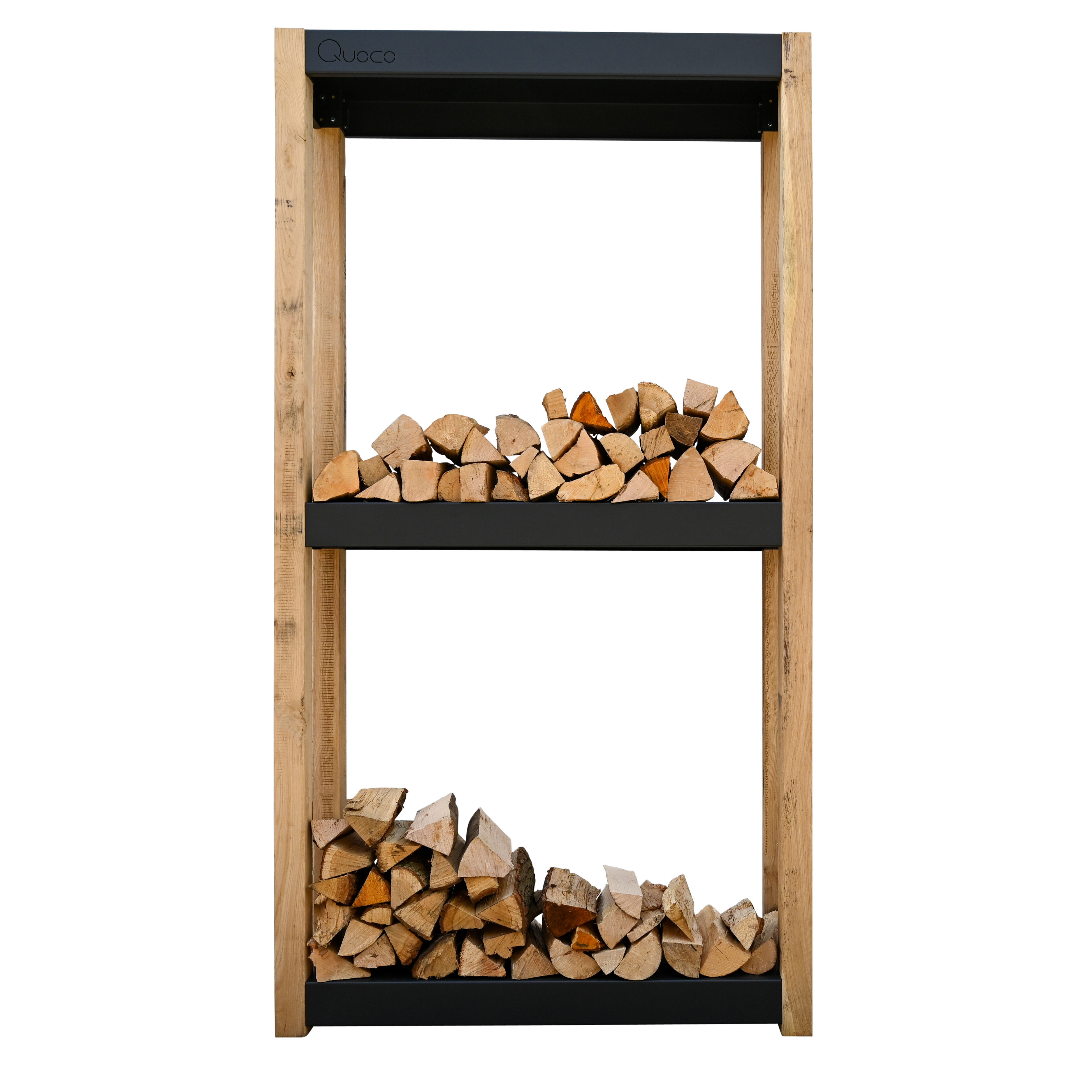 Quoco Holzlagerung Cremagliera Dunkelgrau (3 Größen)