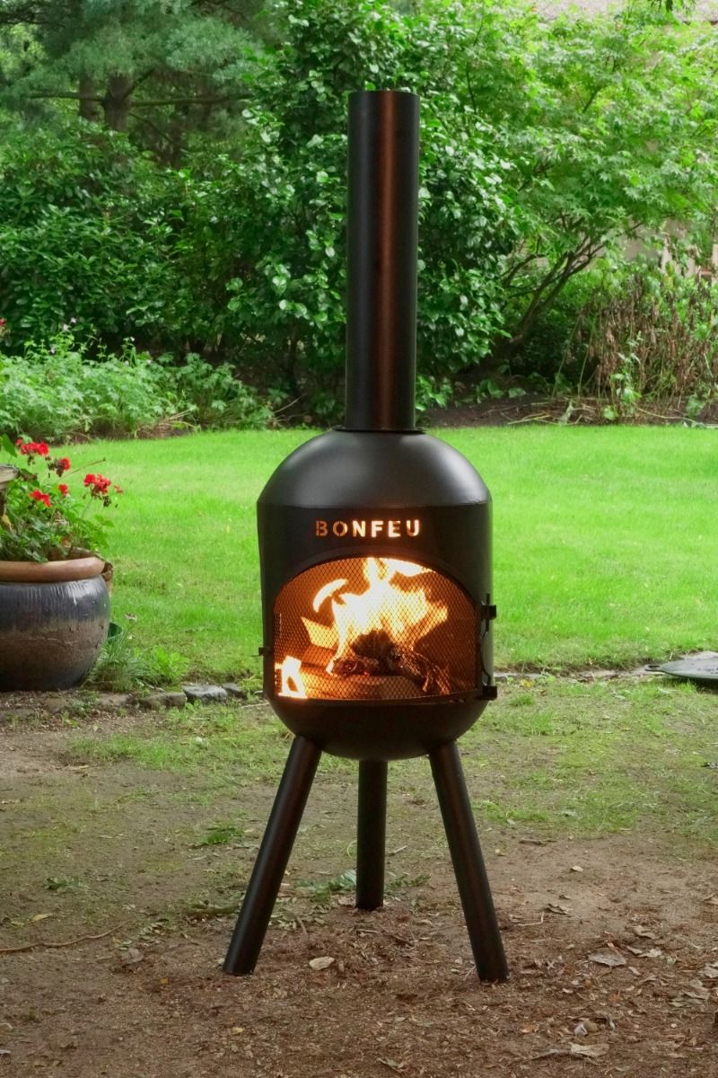BonFeu BonSolo Schwarz Terrassenofen