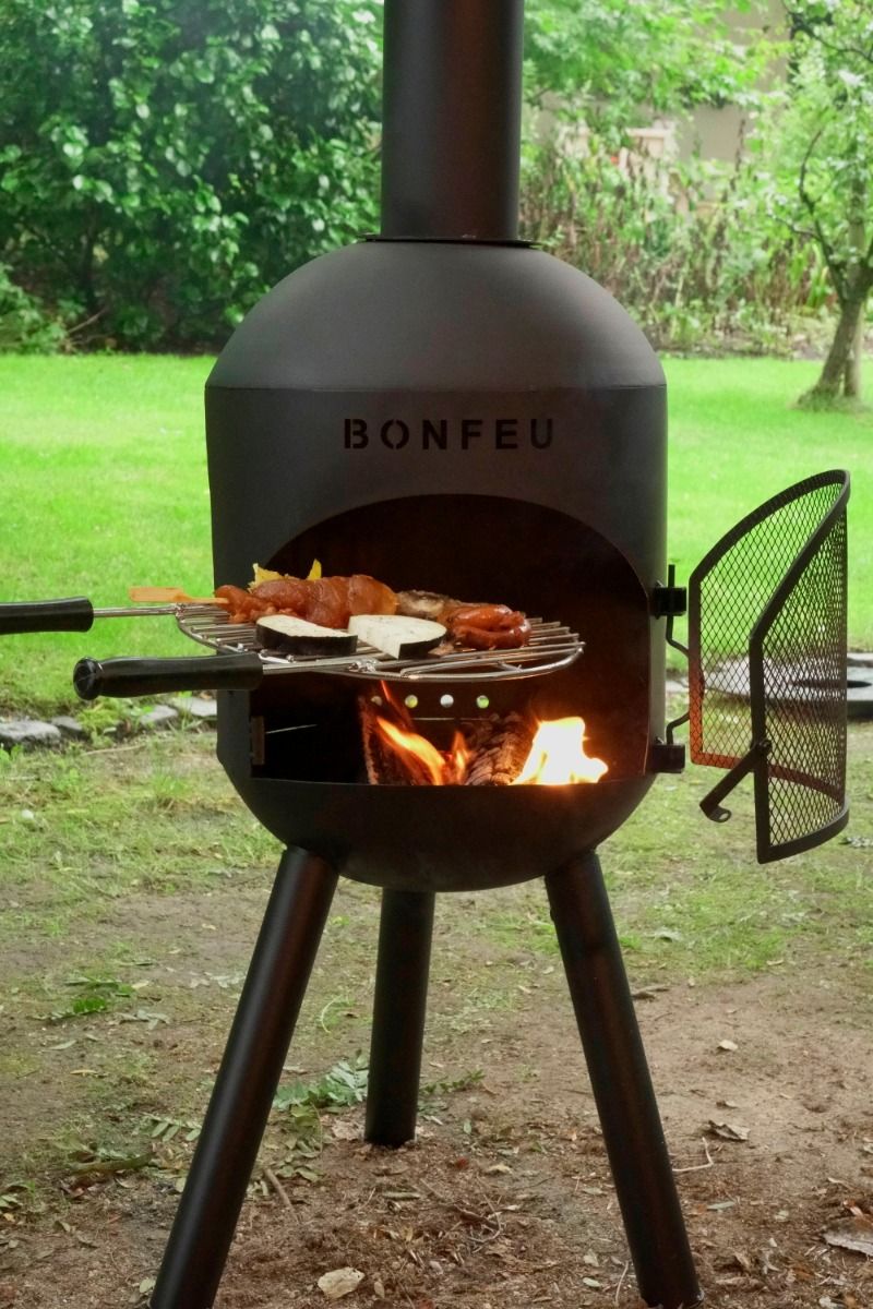 BonFeu BonSolo Schwarz Terrassenofen
