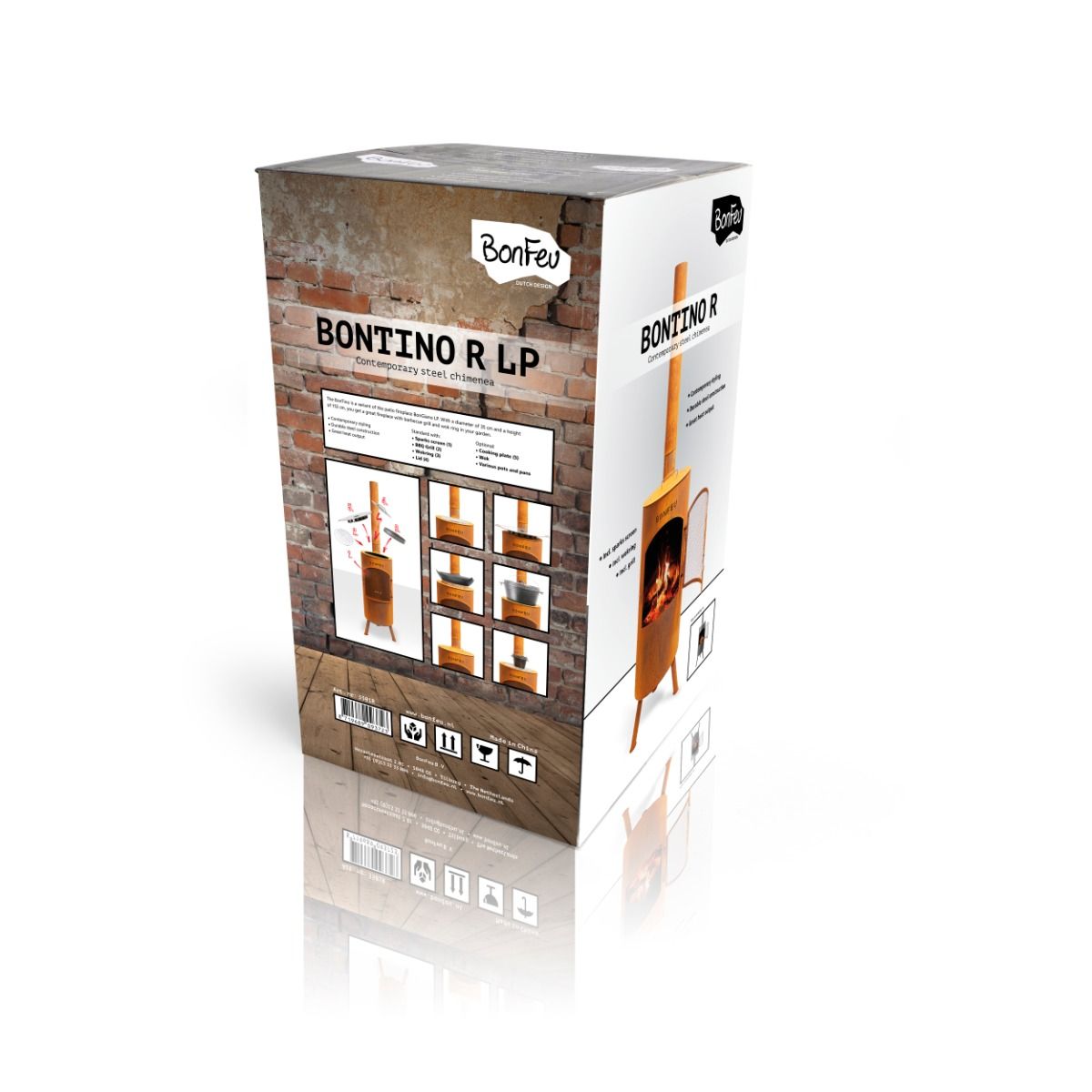 BonFeu Bontino LP Corten Terrassenofen