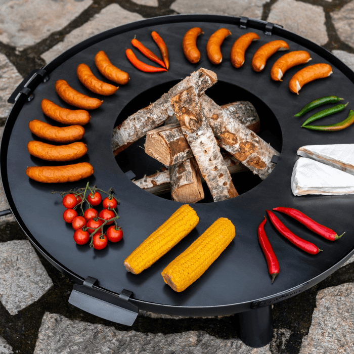 CookKing Grillplatte mit 4 Griffen