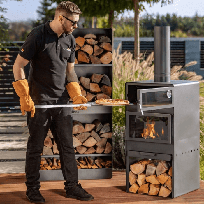 CookKing Gartenkamin Vento mit Backofen