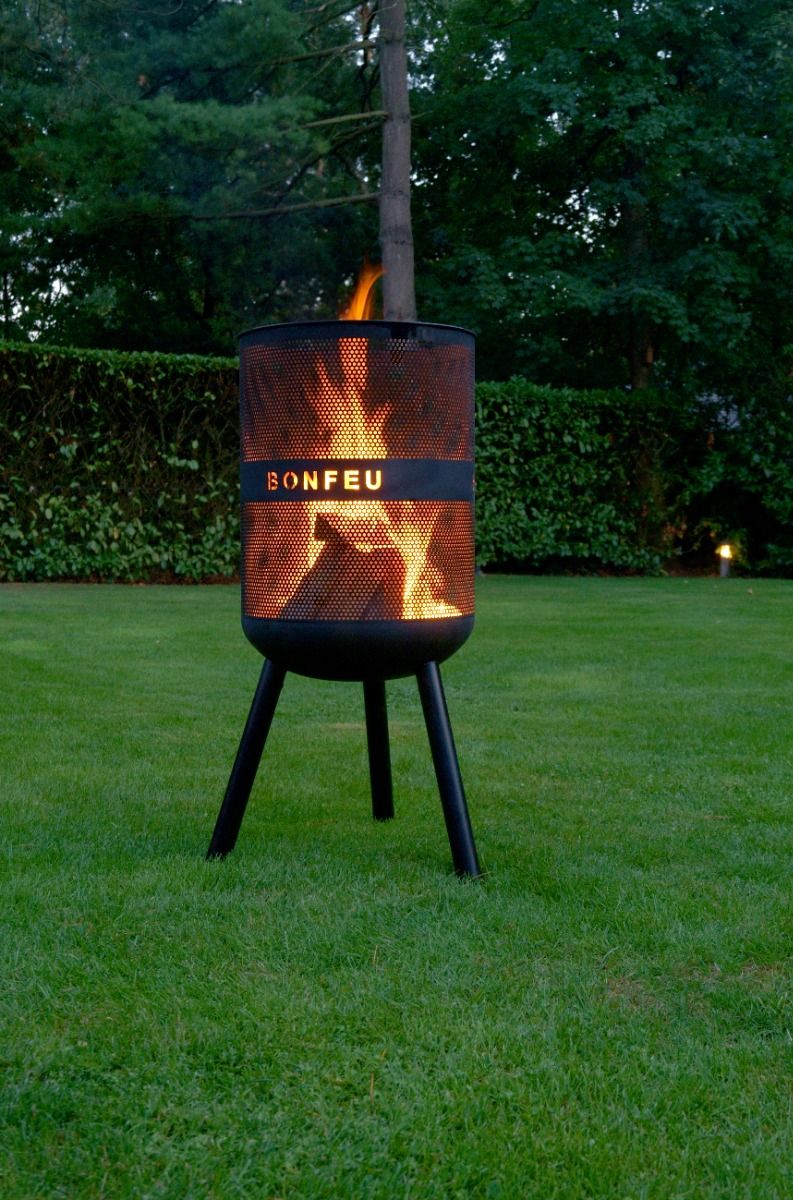BonFeu BonVes 45 Schwarz Feuerkorb