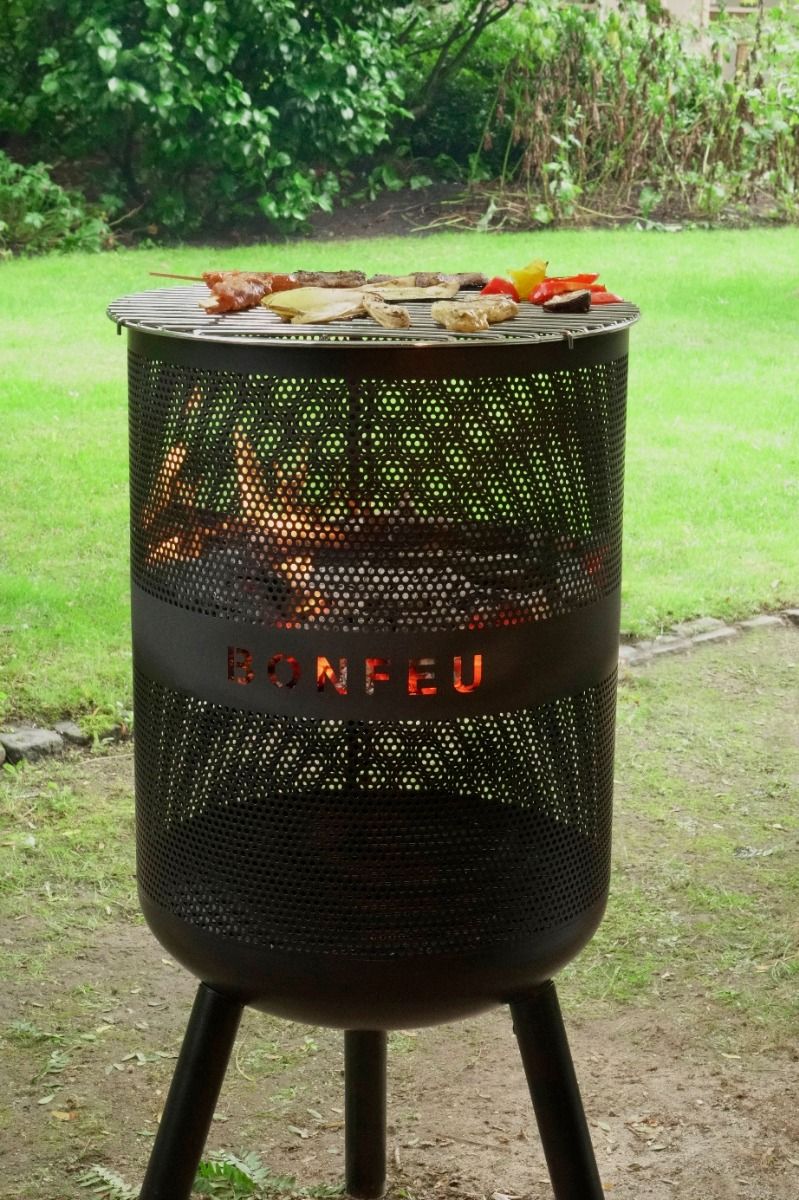 BonFeu BonVes 45 Schwarz Feuerkorb