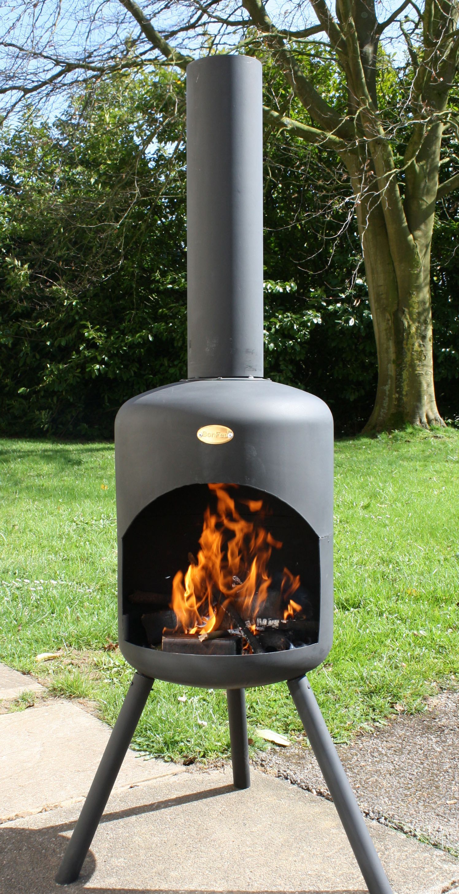 BonFeu BonSelo Schwarz Terrassenöfen