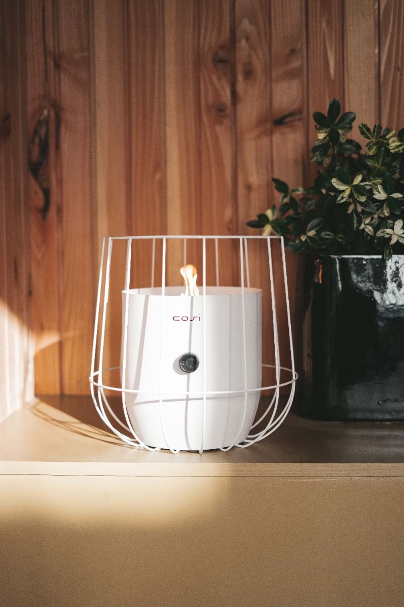 Cosiscoop Basket Elfenbeinweiß Gaslaterne