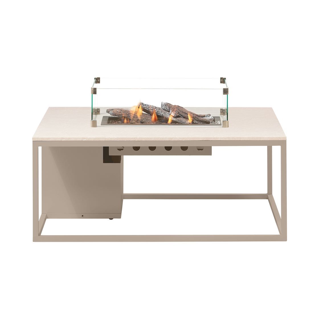 Cosi Feuertisch Cosiloft 120 Sandy Beige / Stone