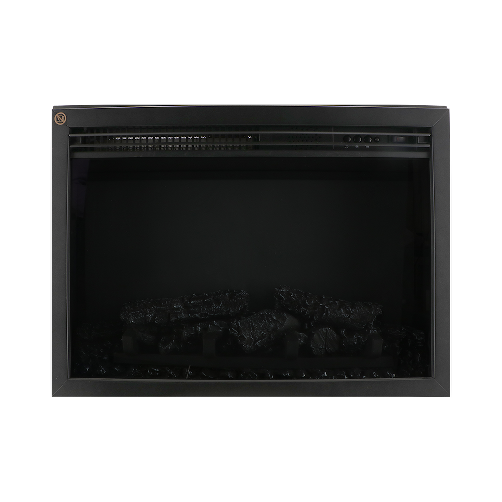 Livin'flame Arosa Wifi-Einsatzkamin Schwarz