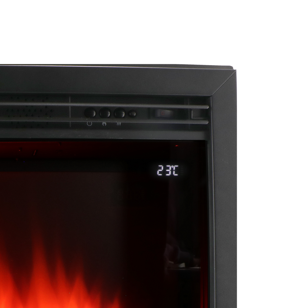 Livin'flame Arosa Wifi-Einsatzkamin Schwarz