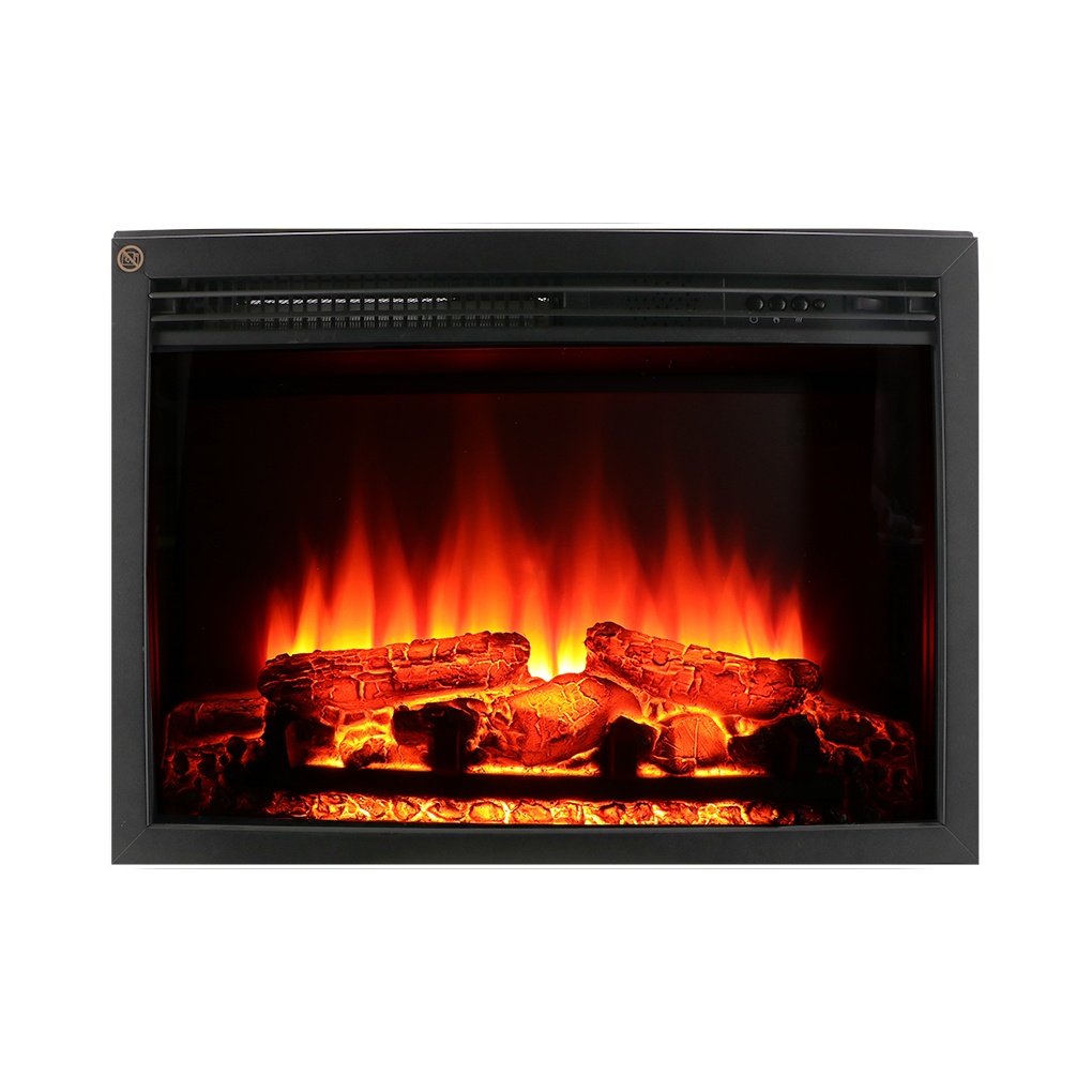 Livin'flame Arosa Wifi-Einsatzkamin Schwarz