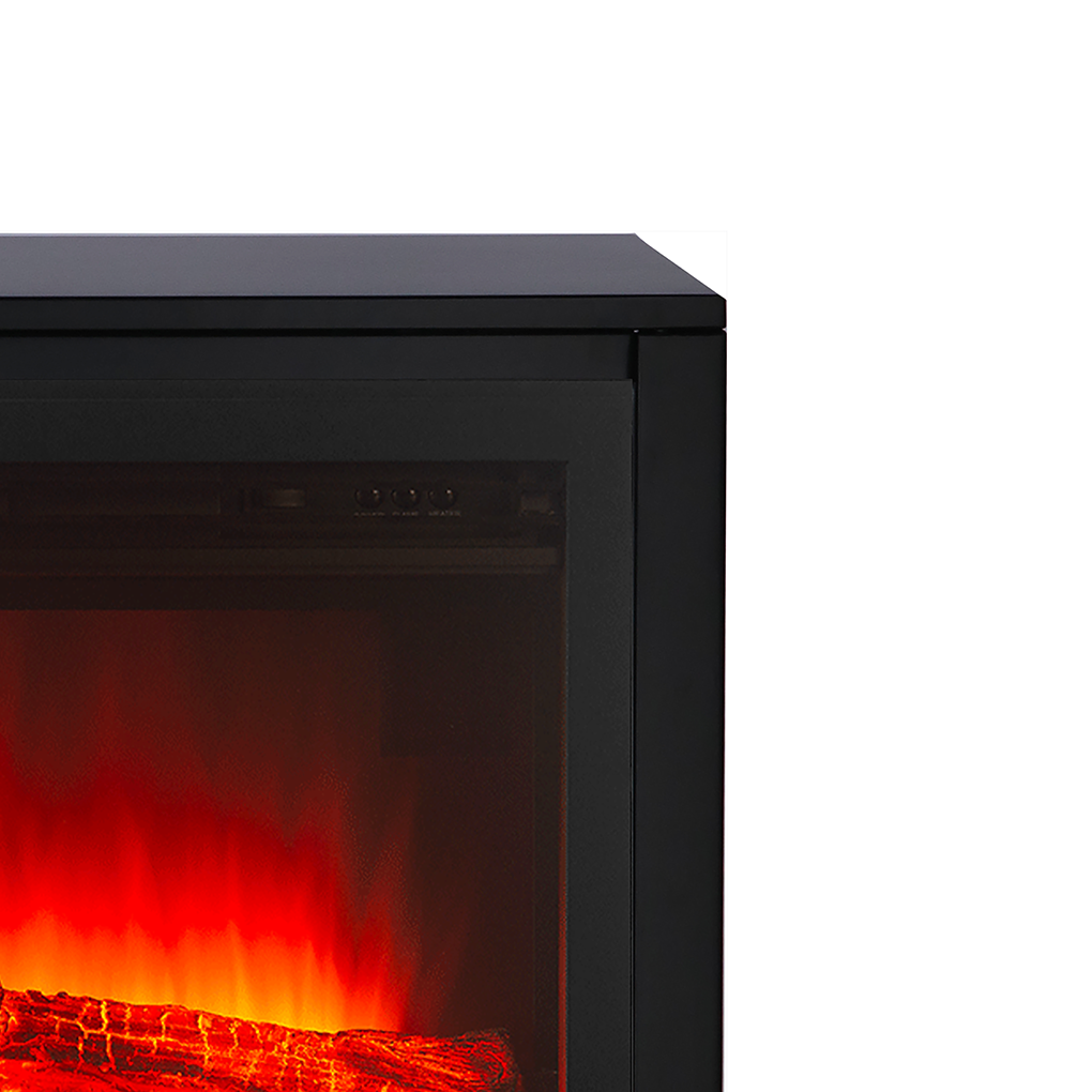 Livin' flame Kamineinfassung Ardez Schwarz