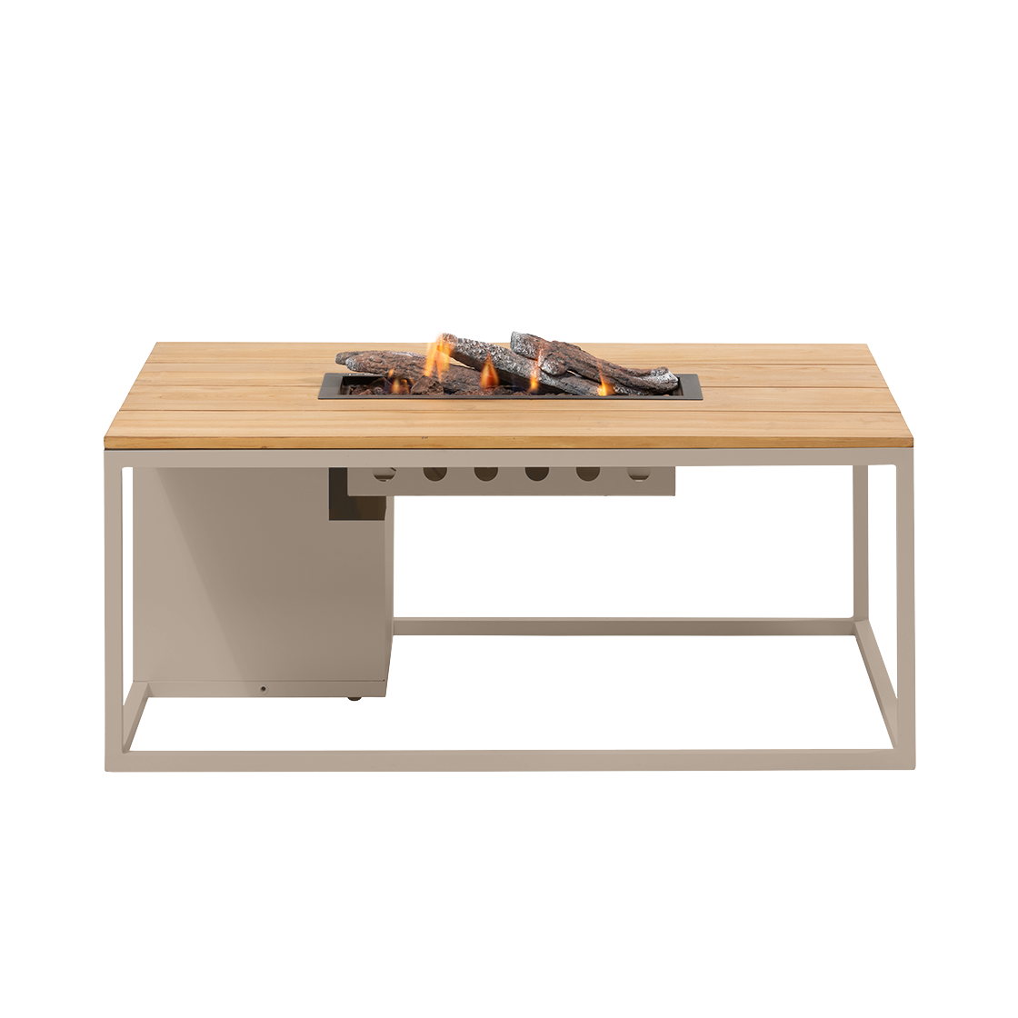 Cosi Feuertisch Cosiloft 120 Sandy Beige / Teak