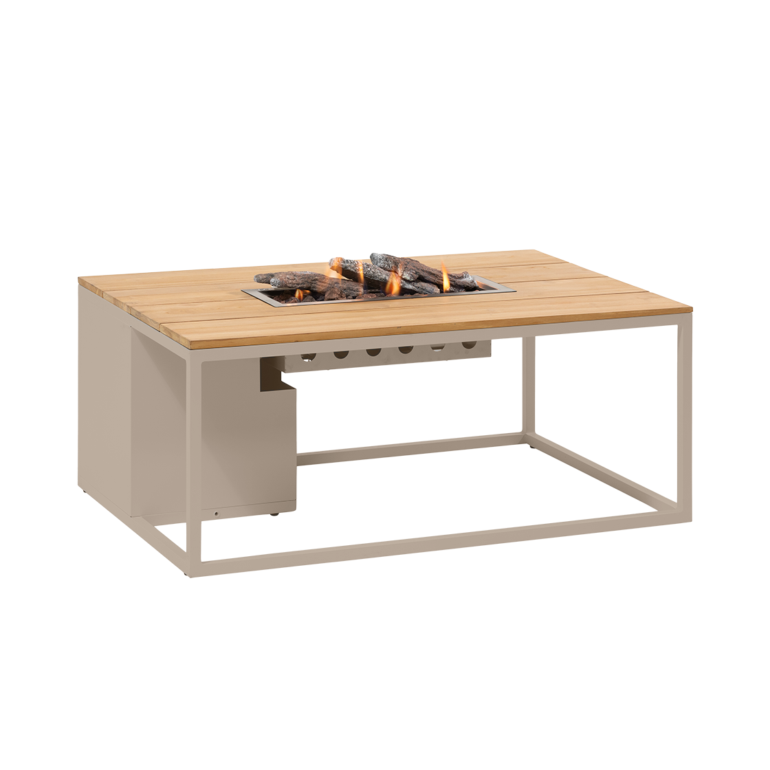 Cosi Feuertisch Cosiloft 120 Sandy Beige / Teak