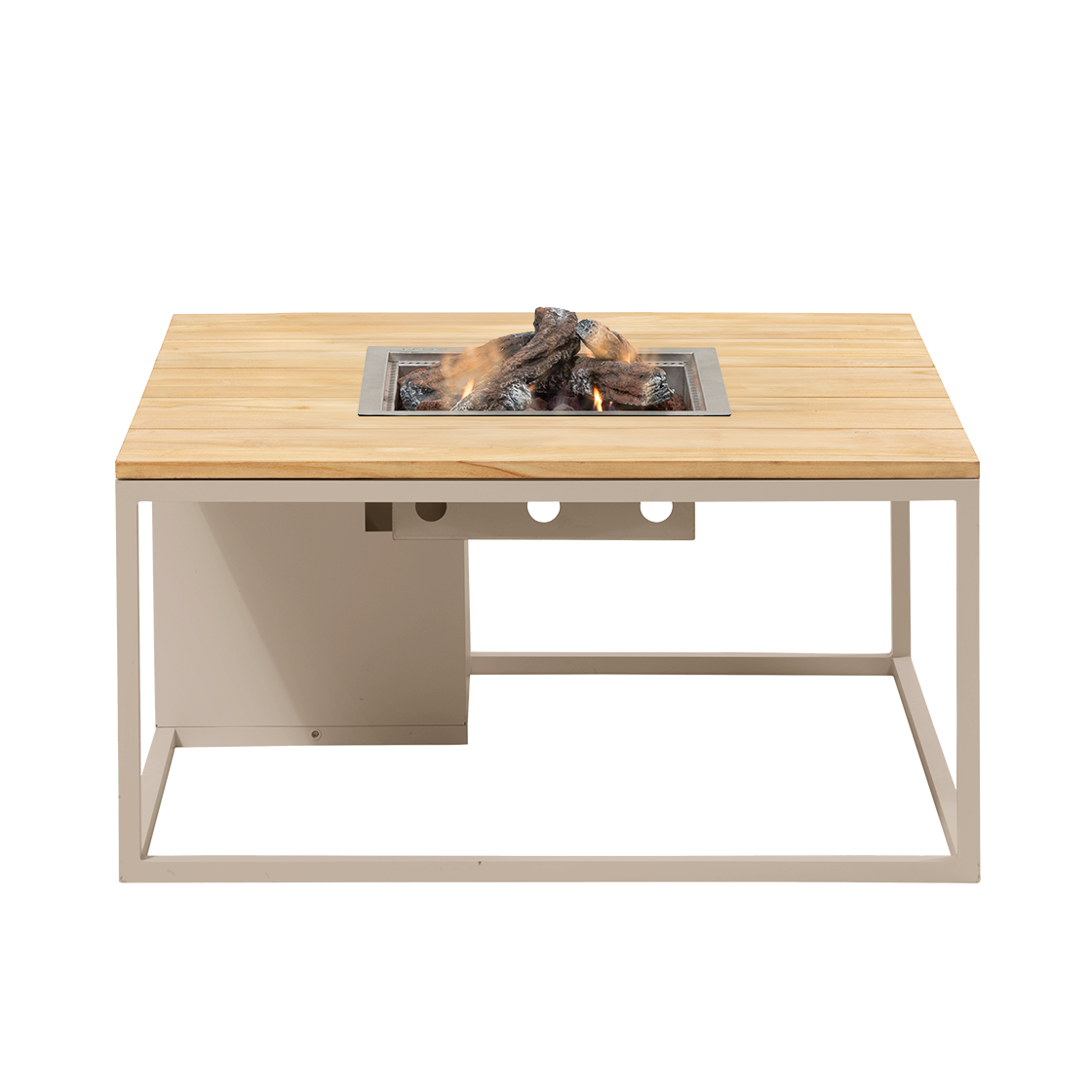 Cosi Feuertisch Cosiloft 100 Sandy Beige / Teak