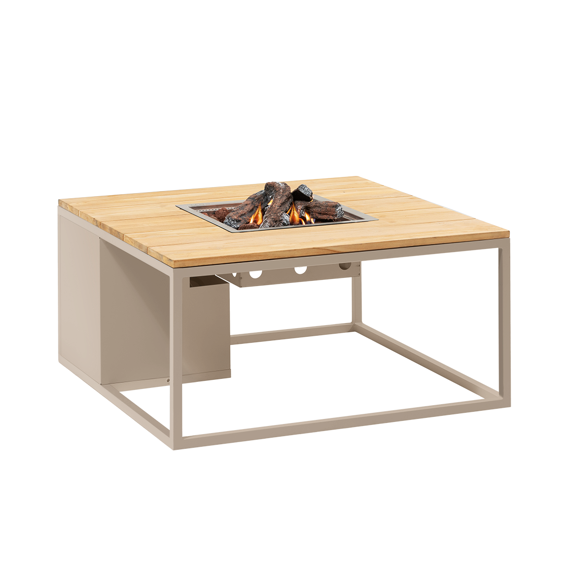 Cosi Feuertisch Cosiloft 100 Sandy Beige / Teak