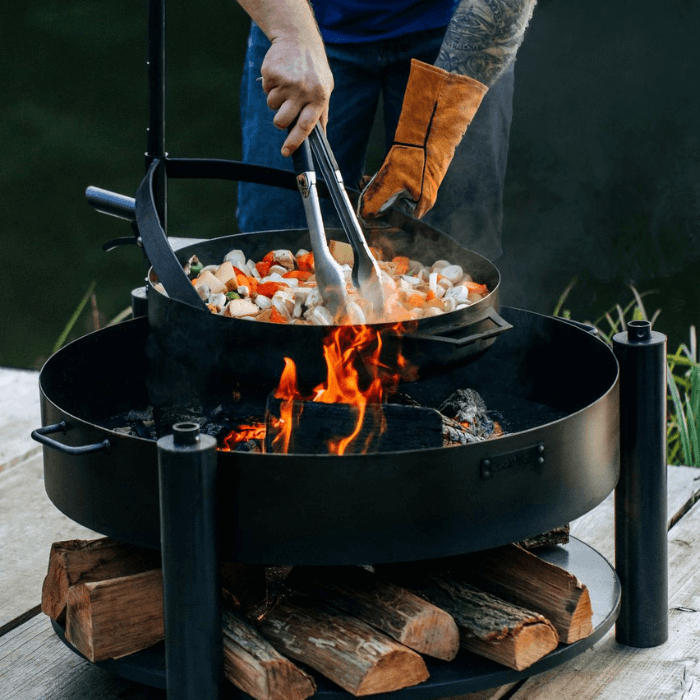 CookKing Multi-Funktions-Feuerschale Montana X mit Grillrost 60 cm