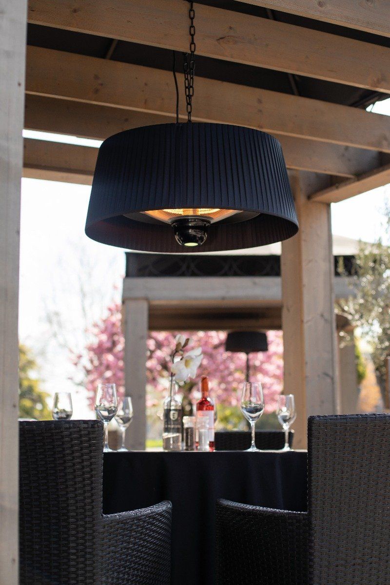 Sunred Artix Hängende Terrassenheizung 1800 Schwarz