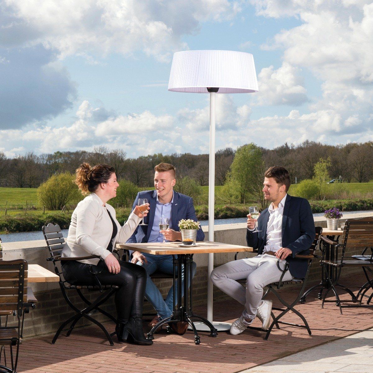 Sunred Artix Stehende Terrassenheizung 2100 Weiáºž