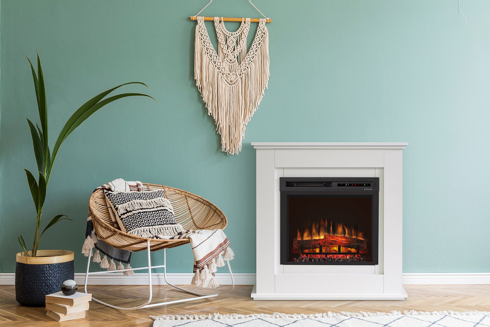 Dimplex Asti White Optiflame | Feuerkorb-shop.de