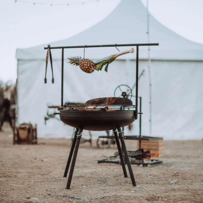 Barebones Cowboy Feuerstelle Grill System