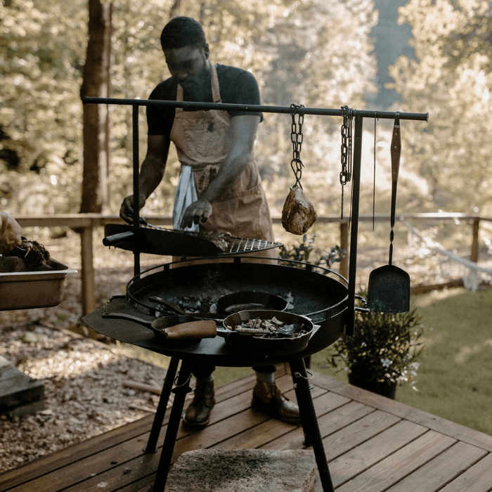 Barebones Cowboy Feuerstelle Grill System