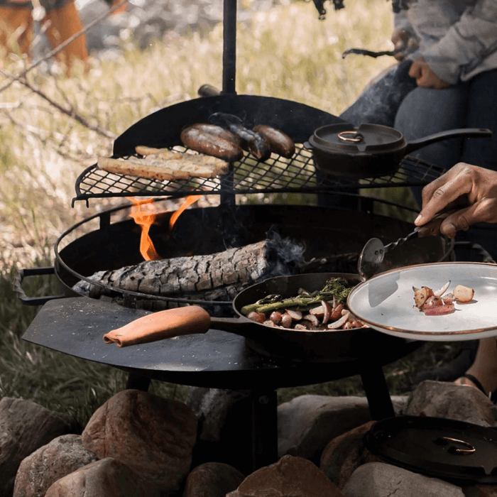 Barebones Cowboy Feuerkorb Grill System Side Table 23′
