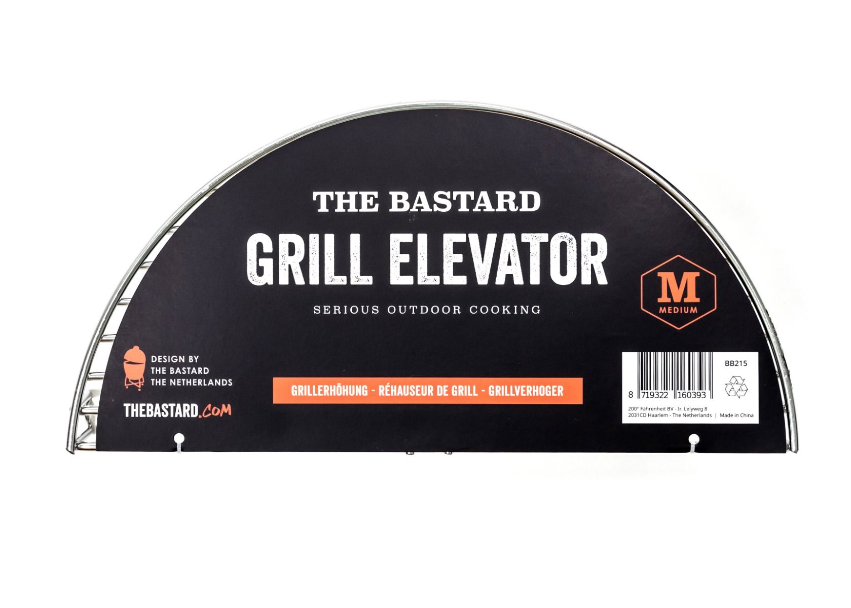 The Bastard Grillrost-erhöhung Edelstahl