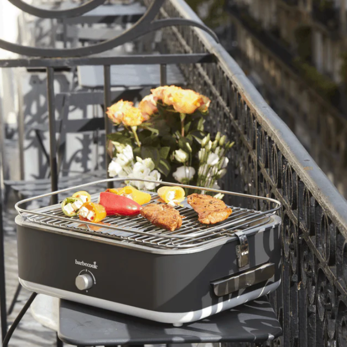  Barbecook E-Carlo Elektrischer Tischgrill Grau