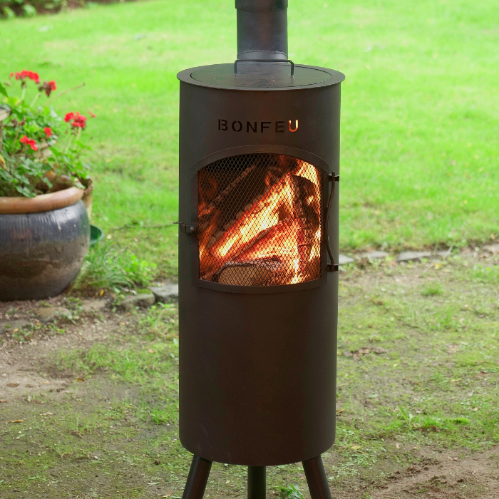 BonFeu BonGiano LP Schwarz Terrassenofen